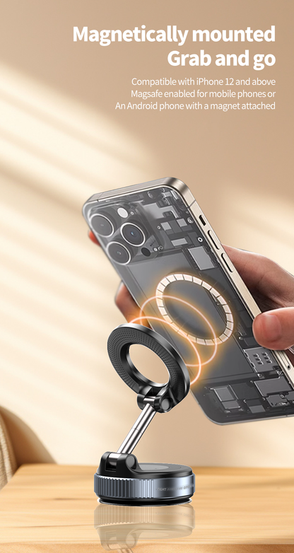 Everloom GripMate DashLock – Magnetic Car Phone Holder for Dashboard & Windshield