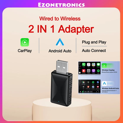 Everloom DriveSync 2-in-1 CarPlay & Android Auto Adapter